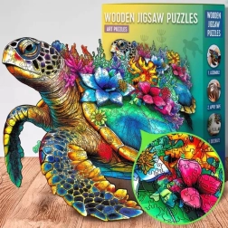 Puzzle de madera Tortuga 500 piezas EscapeWelt