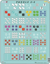 Larsen Puzzle educativo Multiplicación con dados