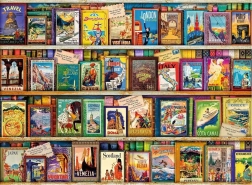 Puzzle Guías de viaje históricas de 500 piezas