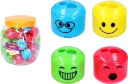 Sacapuntas doble con cara y depósito