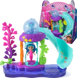 Gabby’s Dollhouse acuario de colores – set de juego con muñeca Gabi y Sirenkitty