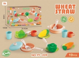 Set ecológico de ollas y accesorios para niños