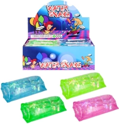 Juguete antiestrés de agua con confeti – serpiente