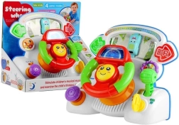 Volante educativo interactivo con luces y sonidos para niños