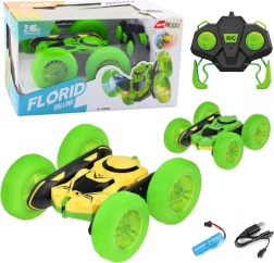 Coche RC acrobático 360° – verde