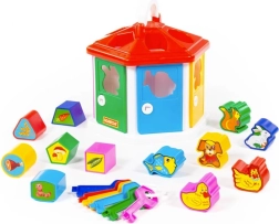 Encajable didáctico casita con animales