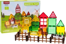 Construcción magnética granja 46 piezas