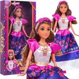 Muñeca Woopie Lily con traje tradicional mexicano floral