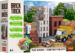 Trefl Brick Trick obra en construcción XL, set de construcción de 290 piezas