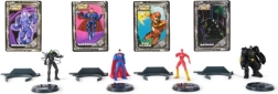 Set de figuras DC METAL FORCE: Brainiac vs. Batman, Superman y Flash (5 cm)