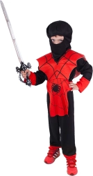Disfraz infantil de carnaval Ninja Rojo