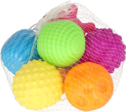 Pelotas sensoriales para niños, juego de 6 piezas en malla