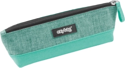 Estuche para material de escritura verde pastel OXYBAG