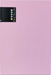 Cuaderno de notas A5 PASTELINI rosa, 96 hojas, laminado mate