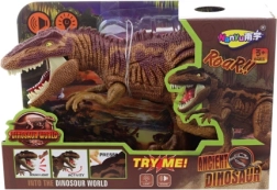 Dinosaurio a pilas con luz y sonidos