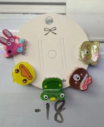 Set de pinzas infantiles para el pelo con animalitos