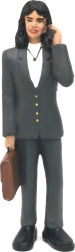 Figura de empresaria 13,2 cm - 1 unidad