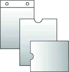 Funda transparente para billete de abono 85x115 mm
