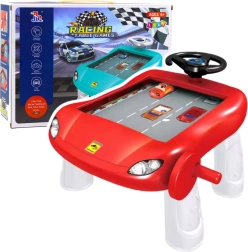 Simulador manual de conducción – mesa educativa roja