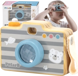 Cámara de fotos de madera con caleidoscopio para niños VIGA POLARB