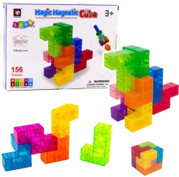 Cubos magnéticos Magic Magnetic Cubes – rompecabezas lógico con desafíos, 9 piezas