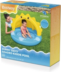 Piscina infantil inflable con toldo SOL 101 × 97 cm
