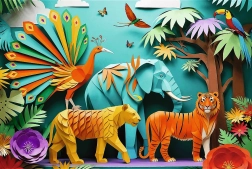 Trefl Puzzle Paper Art: Jungla 160 piezas