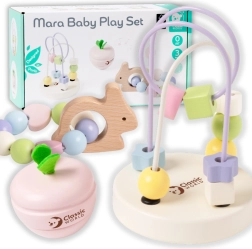 Set pastel de juguetes motivacionales para bebés Classic World