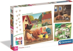 Puzzle Momentos en la Granja 3x48 piezas