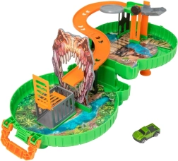 Teamsterz pista de dinosaurios en maletín con coche