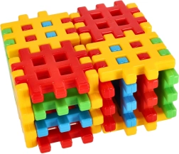 Juego de construcción bloques waffle 24 piezas para niños a partir de 2 años
