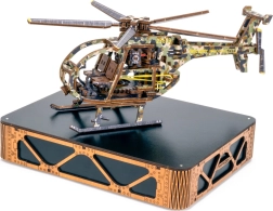 Puzzle 3D de madera – modelo mecánico de helicóptero (edición limitada)