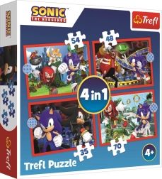 Puzzle 4en1 Aventuras de Sonic SEGA Sonic The Hedgehog