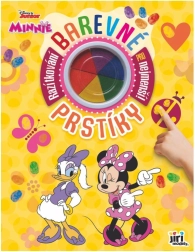 Cuaderno de deditos de colores MINNIE con pinturas dactilares 23 × 30 cm