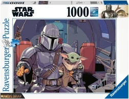 Rompecabezas Ravensburger STAR WARS: THE MANDALORIAN 1000 piezas