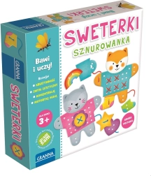Animales para ensartar con cordones Granna – juego creativo para niños a partir de 3 años