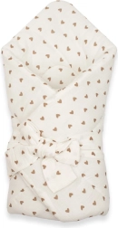 Arrullo de muselina con cordón NEW BABY Little Heart