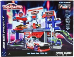 Garaje de tuning japonés Majorette con coche