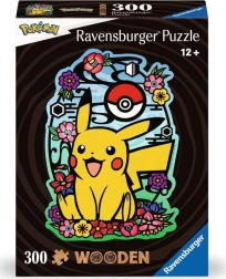 Puzle de madera con contorno POKÉMON Pikachu 300 piezas