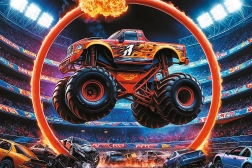 Puzzle Monster Truck de 60 piezas