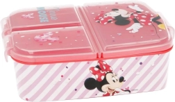 Caja para la merienda Minnie Mouse con 3 compartimentos
