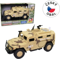 Coche militar con luces y sonidos