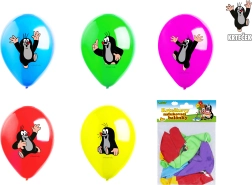 Globos inflables 30 cm KRTEČEK – set de 5 uds, 5 diseños
