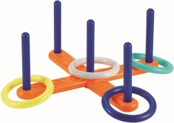 Lanzamiento de aros – set con cruz (4 aros)