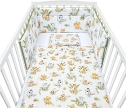 Ropa de cama infantil de 3 piezas New Baby Jungle 100×135 cm
