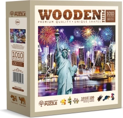 Puzzle de madera WOODEN CITY Noche en Nueva York 1010 piezas