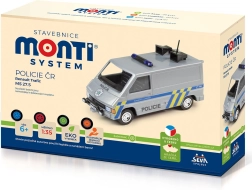 Set de construcción Policía de la República Checa Renault Trafic Monti System