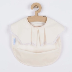 Babero de lujo lavable para niñas New Baby 34 × 25 cm