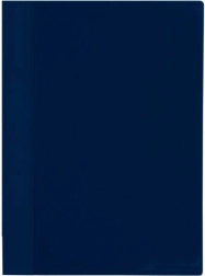 Carpeta de presentación A4 de PVC con bolsillo frontal – azul