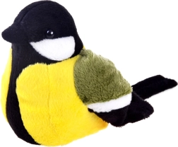 Peluche de carbonero común 13 cm